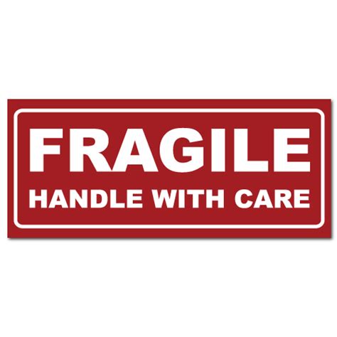 Fragile, Handle With Care Stickers by Sticker.com