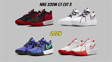 NIKE ZOOM GT CUT 3 Colorways 2024 - YouTube