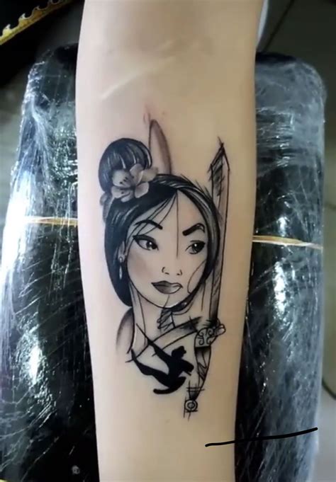 Mulan tattoo | Disney tattoos, Small tattoos, Dope tattoos for women