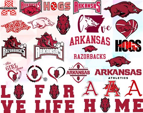 Arkansas Razorbacks Svg, NCAA svg, NFL svg Football Svg Files, T-shirt ...