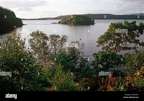 THE LAKE ISLE OF INNISFREE, LOUGH GILL, COUNTY SLIGO, IRELAND DEPICTED BY POET, DRAMATIST AND ...