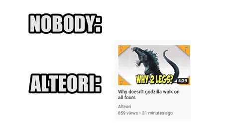 Alteori’s channel in a nutshell. This isn’t hating but it’s weird she makes these types of ...