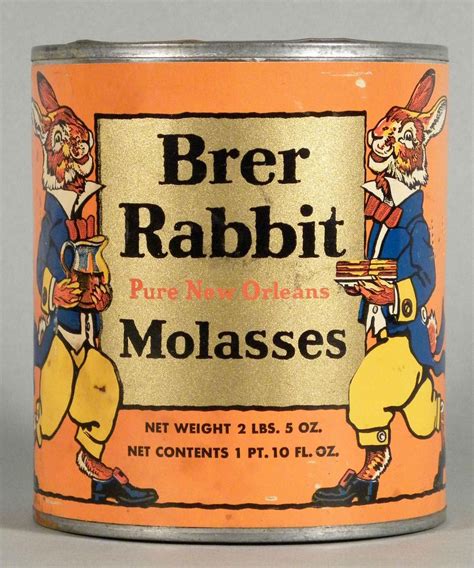 Brer Rabbit Brand Molasses Tin | Molasses cookies, Vintage tins, Molasses