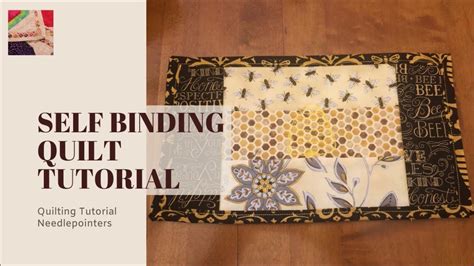 Self Binding a Quilt Tutorial (Fold Over Quilt Binding) - YouTube