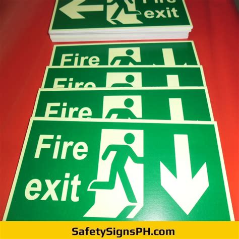 Emergency Exit Signs & Their Importance - SafetySignsPH.com Philippines