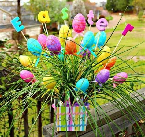 Osterdeko für draußen – 40+ Ideen für den Garten & Eingang | Ostern ...