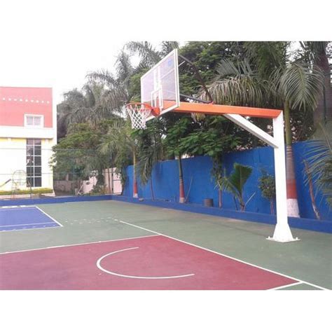 Athelitos Sports Mild Steel Basketball Pole 6", Size: 10 ft at Rs 60000 ...