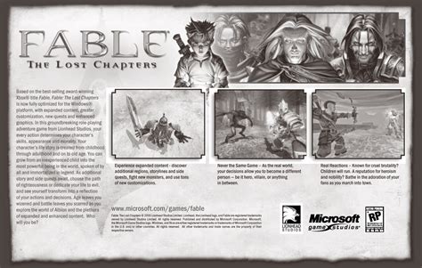 Fable: The Lost Chapters official promotional image - MobyGames