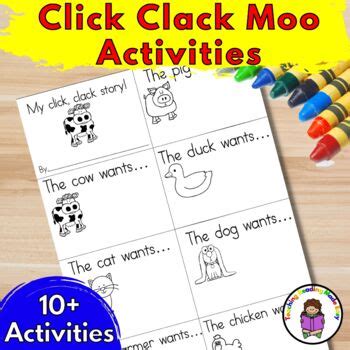 Click Clack Moo Cows that Type Activities | Worksheets and Activities