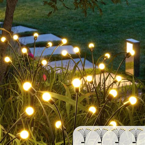 CRILEAL 8LED Solar Powered Firefly Lights,Solar India | Ubuy