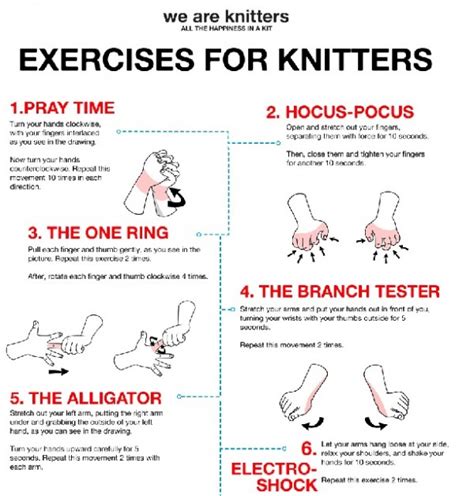 Hand Exercises for Knitters and Other Crafters – Knitting