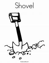 Free Pail And Shovel Coloring Page Download Shovel  sketch template