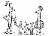 Stick Figure Families Coloring Pages sketch template
