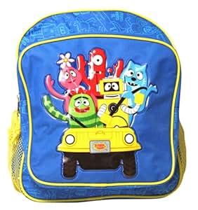 Amazon.com: Yo Gabba Gabba Toddler Let's Go Backpack Size Small Featuring Foofa, Muno, Toodee ...