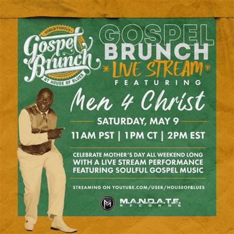 Disney Springs' House of Blues to Host Gospel Brunch Live Stream for Mother's Day Weekend ...