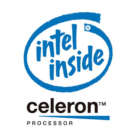 Download Logo Celeron Processor EPS, AI, CDR, PDF Vector Free