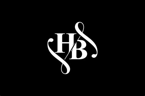 HB Monogram Logo Design V6 Graphic by Greenlines Studios · Creative Fabrica