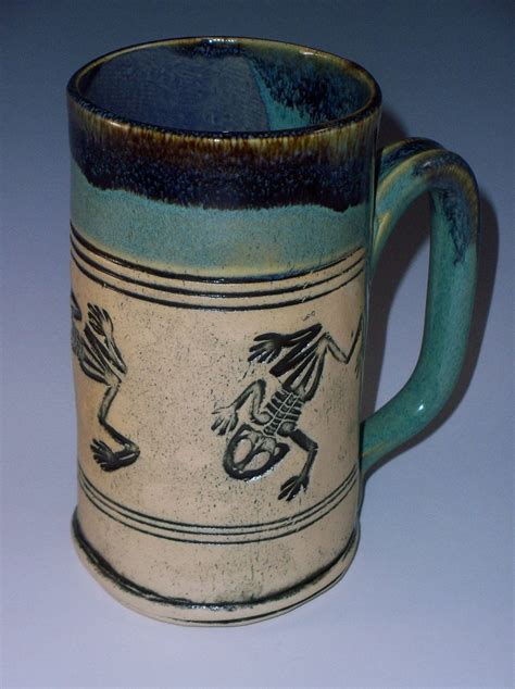 Skeleton Frog Mug by Alissa Clark on Etsy Pottery Lamp, Pottery Sculpture, Pottery Mugs, Ceramic ...