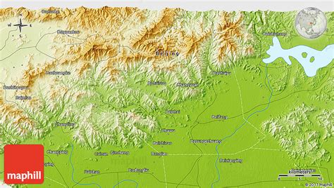 Physical 3D Map of Changping