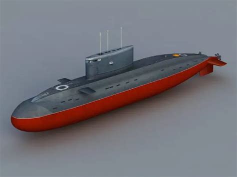 Soviet Kilo Class Submarine Free 3d Model - .3ds - Open3dModel