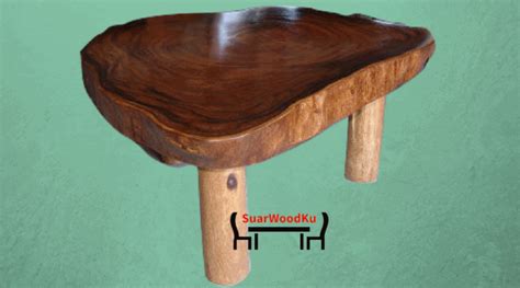 Coffee Table Natural Suar Wood SWKCT01 - suarwoodku
