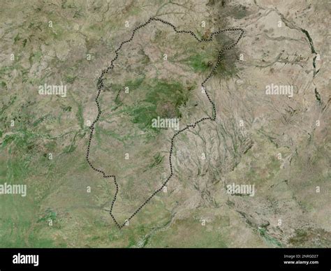 Central Darfur, state of Sudan. High resolution satellite map Stock ...