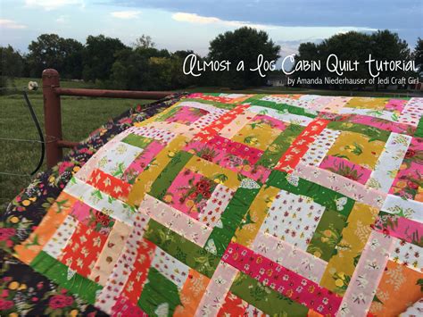 Almost a Log Cabin Quilt Tutorial