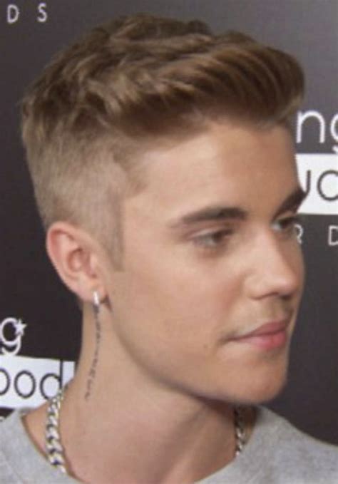 Justin Bieber Hair Undercut - 2017 Haircut Measurements