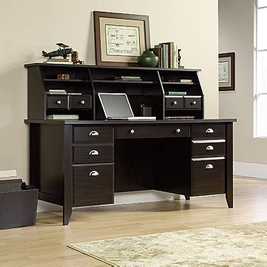 Shoal Creek Executive Desk and Hutch – TheFurnitureCo.net