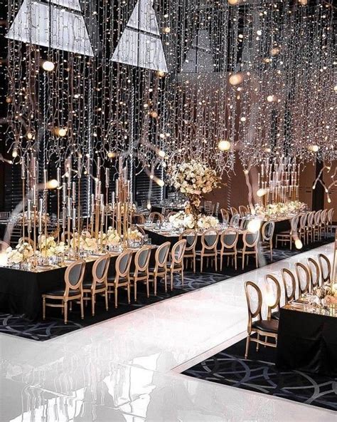 Glamorous Luxury Wedding Reception