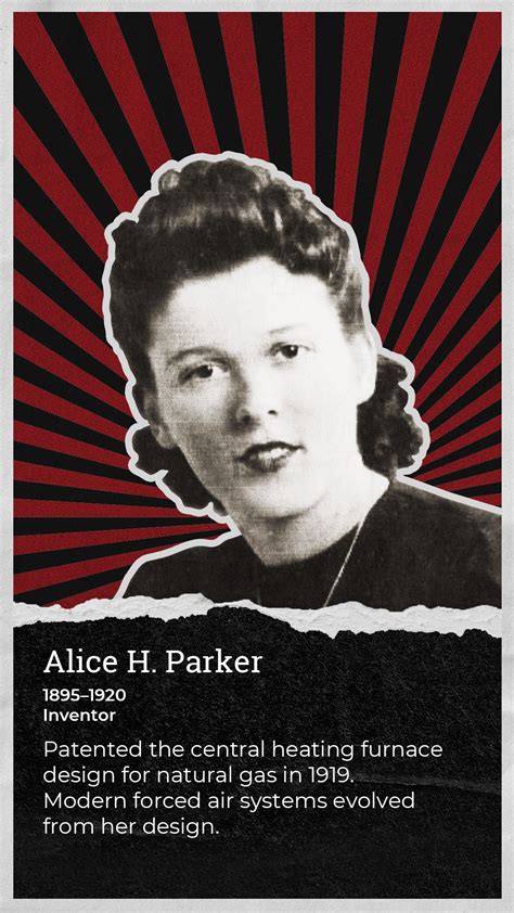 Alice H. Parker, Black inventor