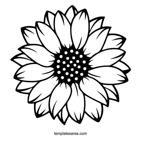 Sunflower Silhouette Vector: Free in SVG, PNG and PDF Files ...