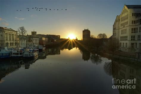 River Ouse Sunrise Photograph by Alison Chambers - Fine Art America