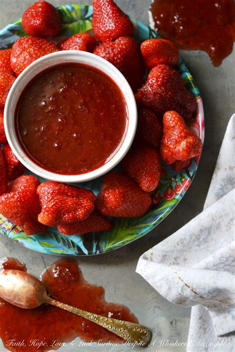 Sweet Strawberry Rhubarb Sauce