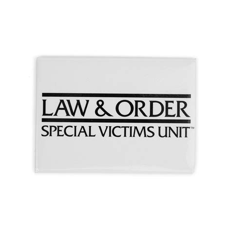 Law & Order: SVU Logo Magnet | The Shop at NBC Studios