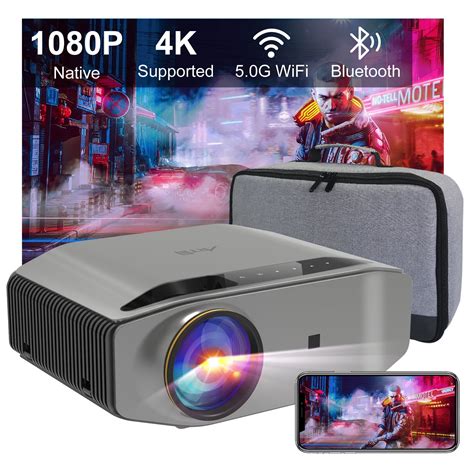 Buy Artlii EN 2 4K Projector, Full HD Native 1080P Projector, 5G WiFi ...