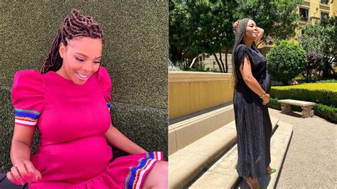 PICS: Masechaba Ndlovu Glows During Pregnancy