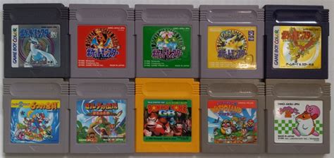 Lot of 10 Game Boy/Game Boy Color games (Japanese import): Mario, Zelda, Wario, Donkey Kong ...