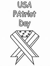 Patriot Day Ribbon Coloring Page  Free Printable Pages For Kids sketch template