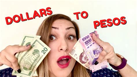 How To Exchange US Dollars to Mexican Pesos - Top 3 Tips - YouTube