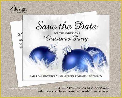 Free Save the Date Holiday Party Templates Of Save the Date Christmas Party Template Free ...