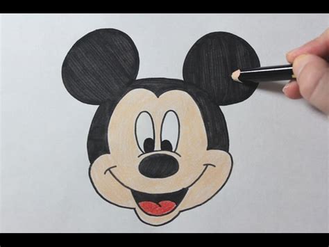 Cute Mickey Mouse Drawing Easy