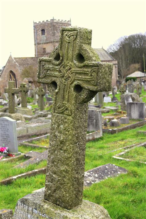 Old Celtic Cross Headstone Photograph by Anita Hiltz - Pixels