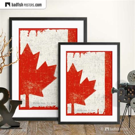 Flag Of Canada | Poster | BadFishPosters