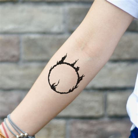 Dark Souls 3 Dark Sign Temporary Tattoo Sticker - OhMyTat