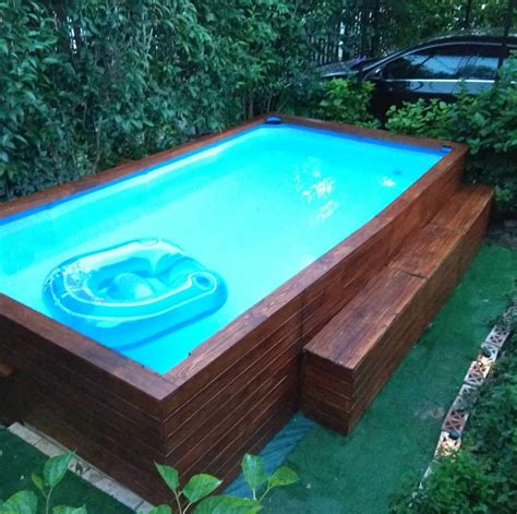 27 Above-Ground Pools With Decks for Your Outdoor Space | Diy swimming ...