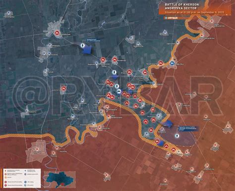 Latest RYBAR map of events around Kreminna : r/RussiaUkraineWar2022