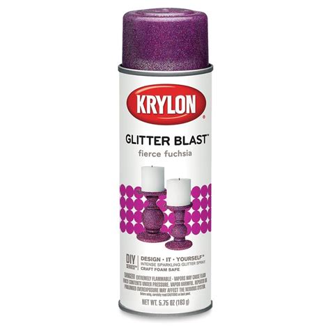 Krylon Glitter Blast Spray Paint - Fierce Fuchsia, 5.75 oz can | BLICK ...