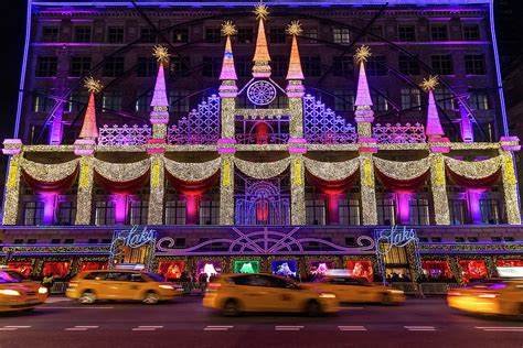 Saks Fifth Avenue NYC Christmas Display Photograph by Susan Candelario ...