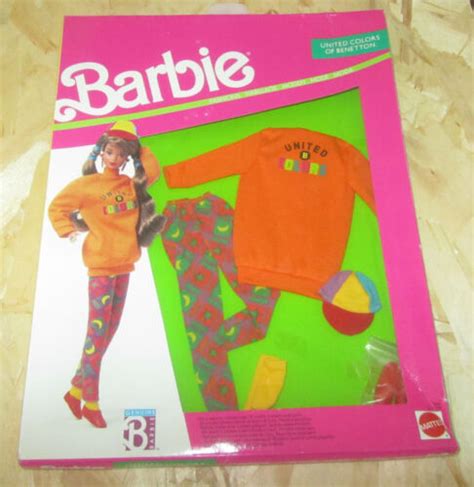 Barbie United Colors Of Benetton 9483 Mattel Outfit Vestitino 1990 RARO ...